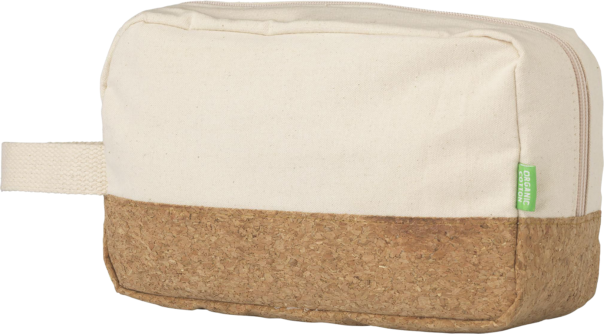 Picture of Organic canvas and cork toiletry bag