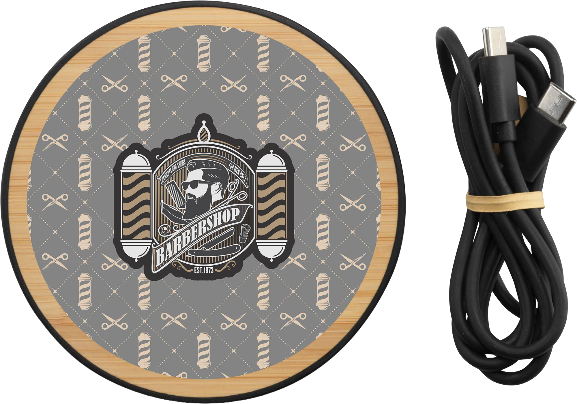 Picture of Bamboo 15W wireless fast charger