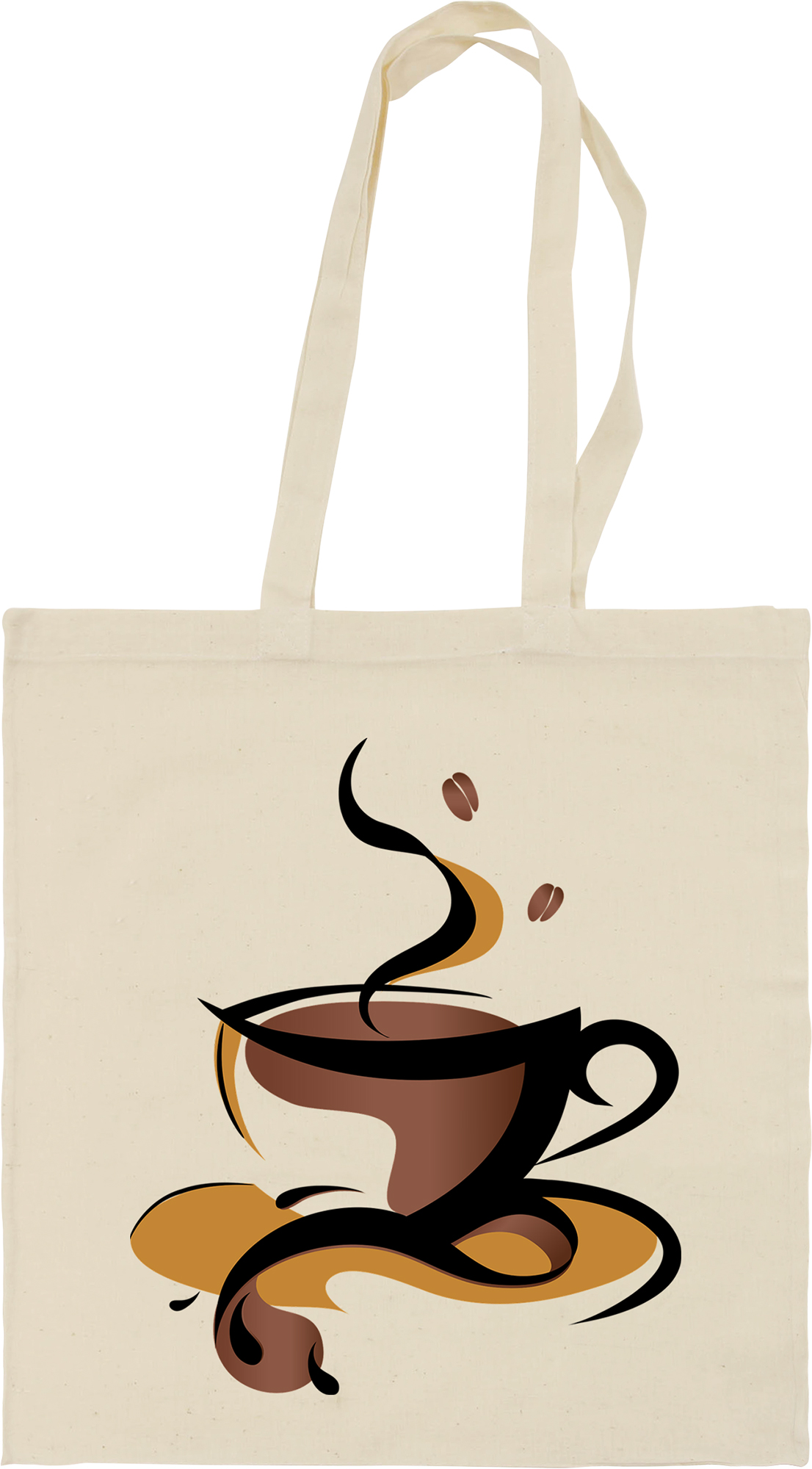 Cotton bag in natural colour. (150gsm/4.42oz)