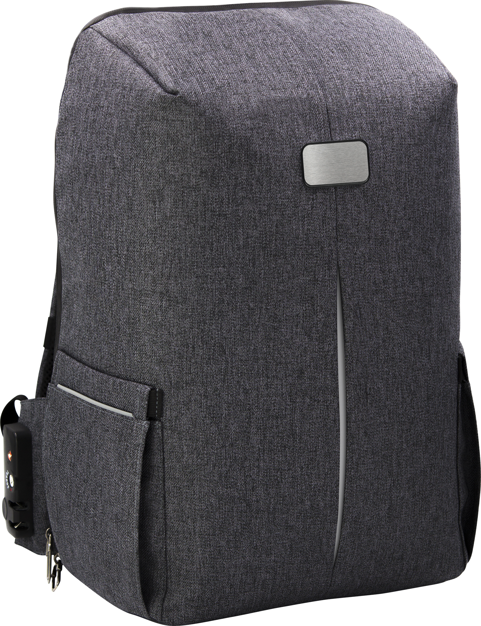 Picture of BrandCharger anti-theft RPET backpack