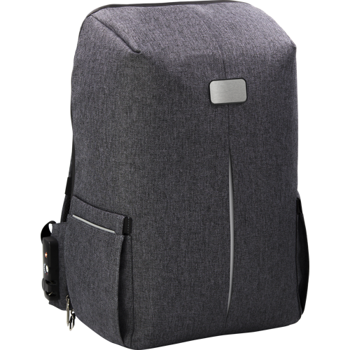 BrandCharger anti-theft RPET backpack