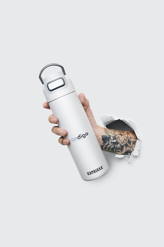 Kambukka® Elton double walled bottle (600ml) 261006_002 (White)
