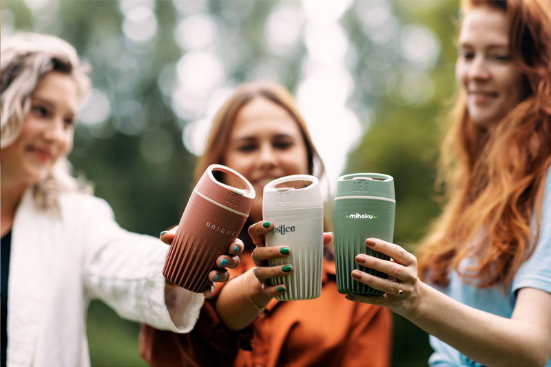 BE O coffee cup (340ml) 269429_004 (Green)