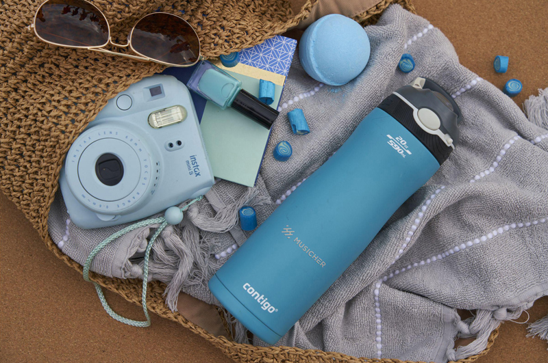 Contigo® double walled bottle (590ml) 267853_033 (Turquoise)