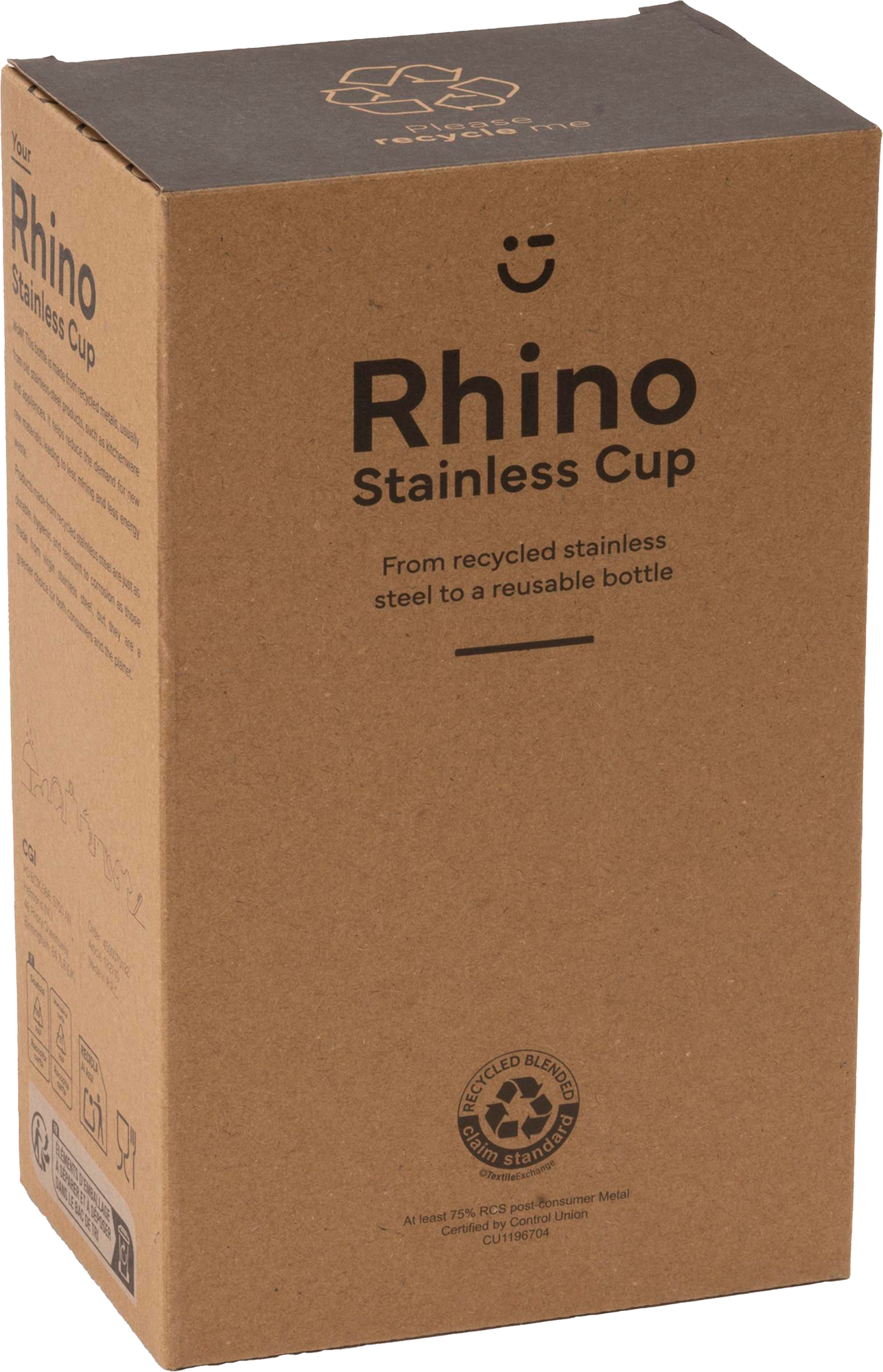 Picture of Recycled double walled steel bottle (900 ml)