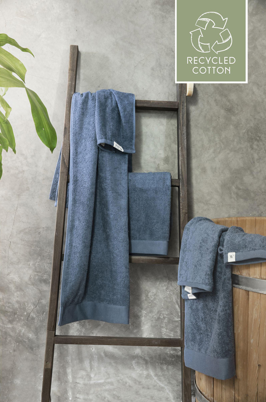 Walra Towel Remade Cotton (50mm x 100mm) 261896_005 (Blue)
