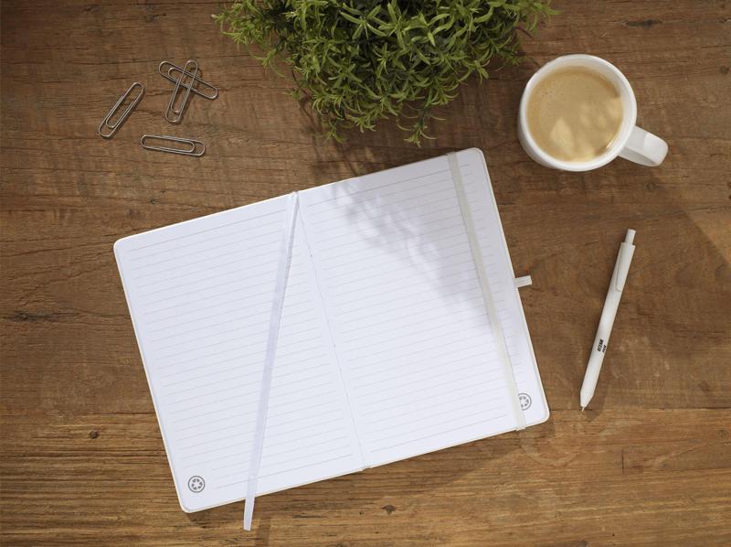 Recycled notebook (approx. A5)  263193_002 (White)