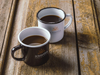 Retro enamel mug (350 ml) 260853_040 (Black/white)