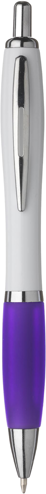 Picture of White pen with coloured grip