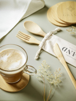 Bamboo coaster set 261731_311 (Natural)