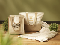 Organic cotton beach bag (320 gsm/9.4oz) 265681_311 (Natural)