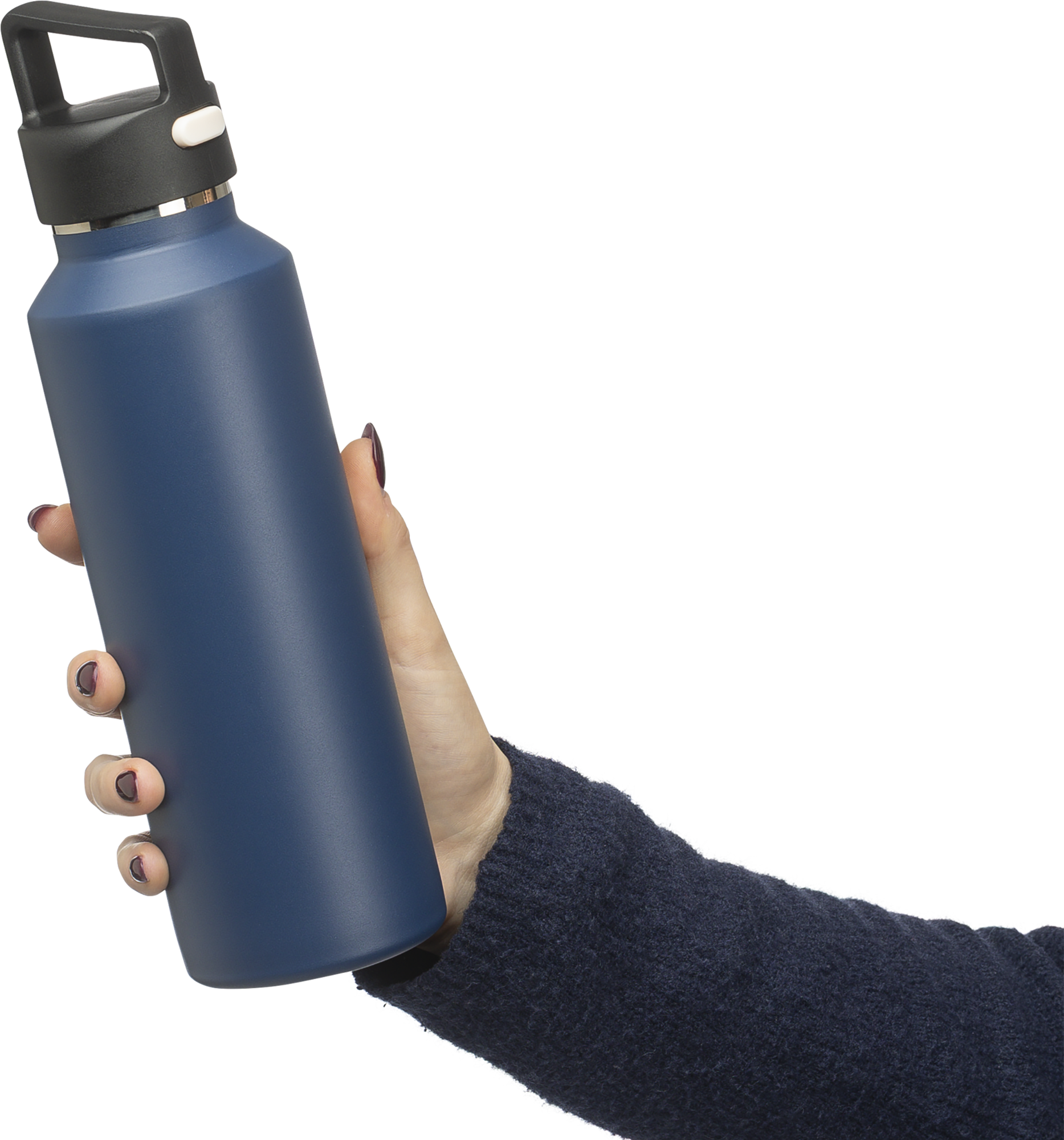 Picture of Recycled stainless steel double walled bottle (600ml)