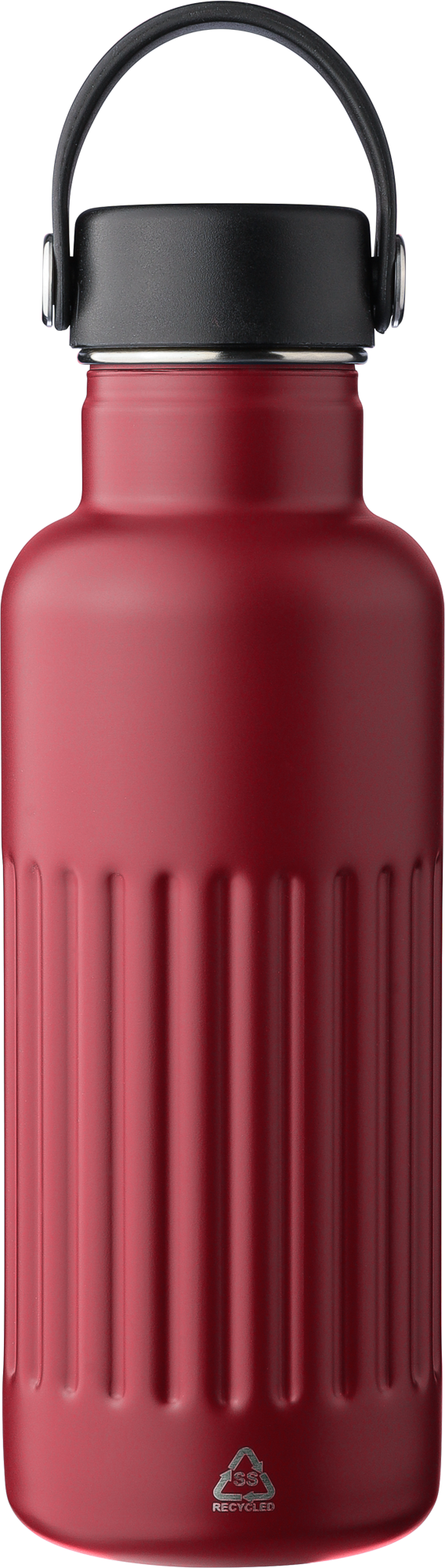 Picture of Recycled stainless steel double walled drinking bottle (500ml)