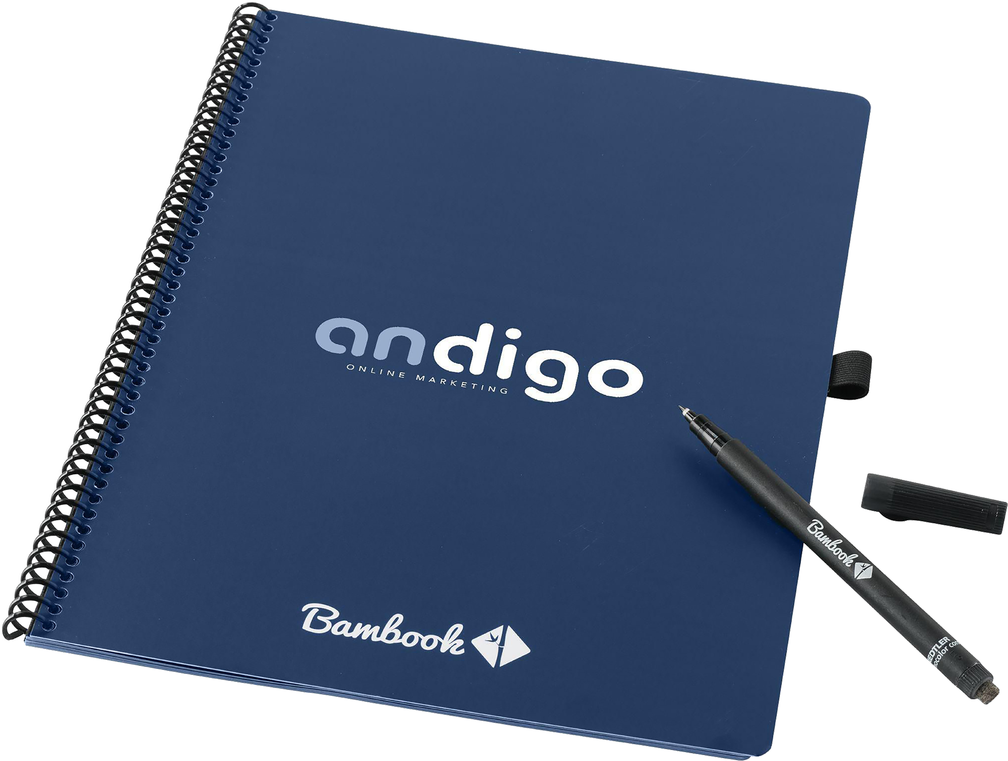 Picture of Bambook notebook with pen loop (approx A4)