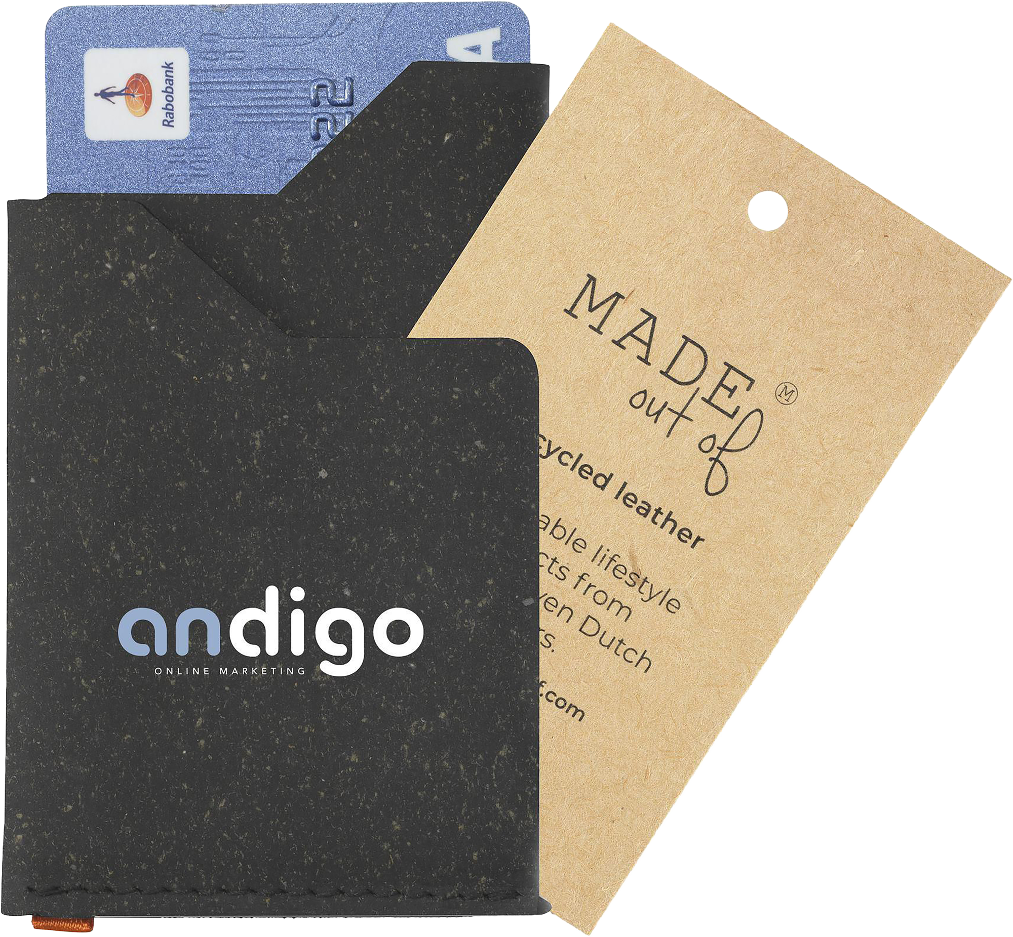 Picture of Made recycled leather card holder