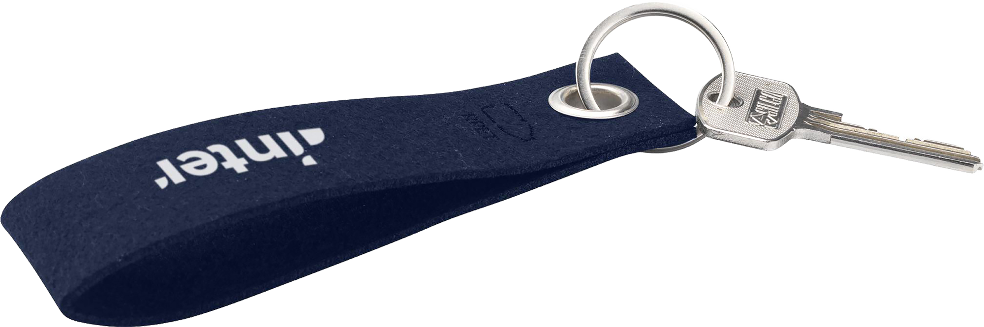 Picture of RPET felt keyring
