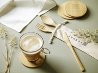 Bamboo coaster set 261731_311 (Natural)