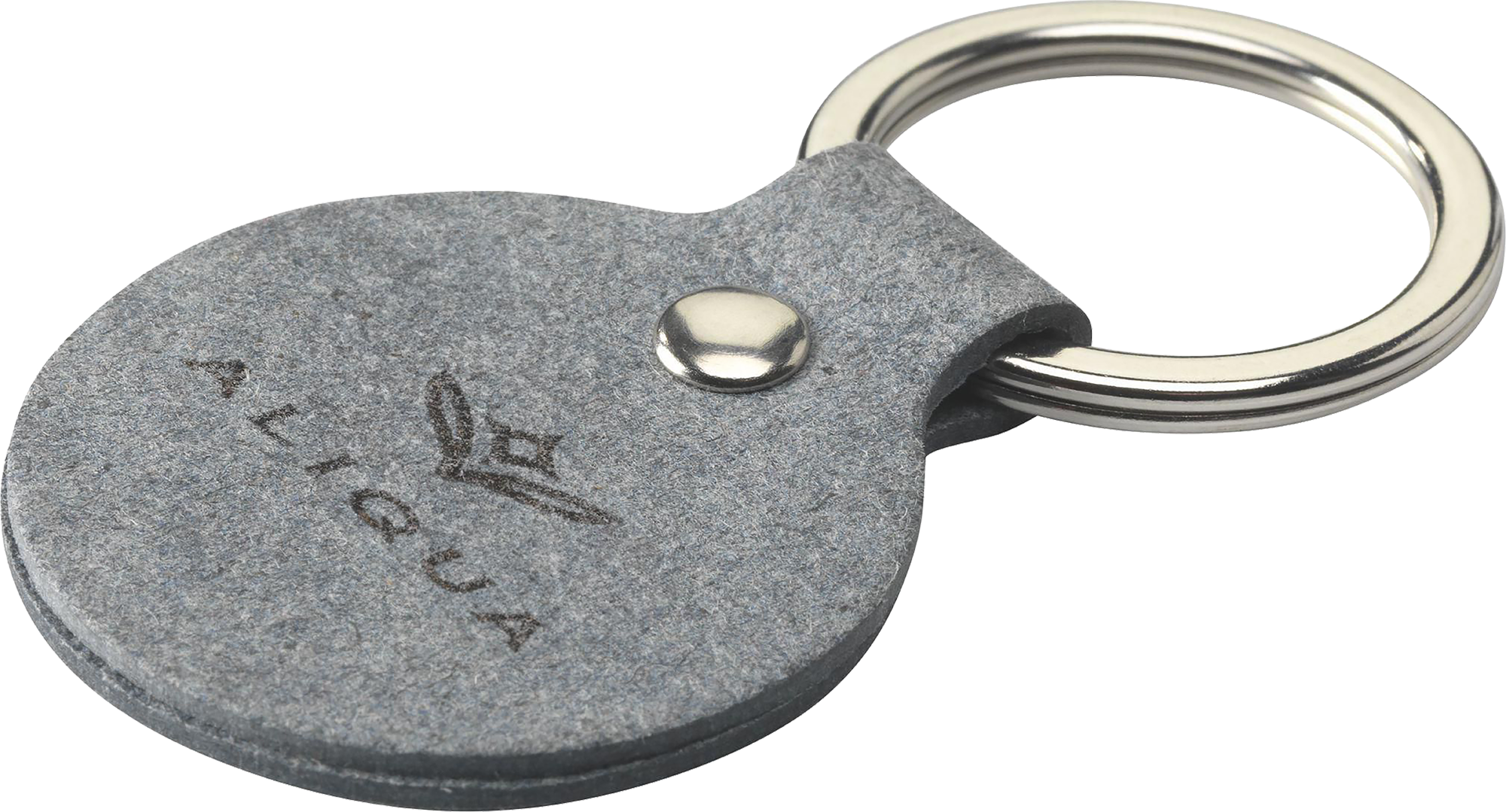 Picture of Made recycled round denim keyring