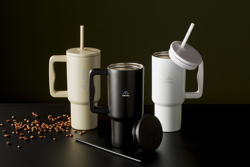 Recycled stainless steel bottle (900 ml) 261727_001 (Black)