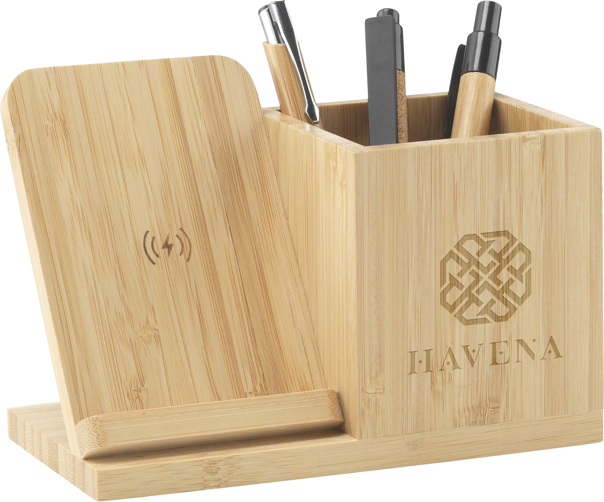 Picture of Bamboo charger and pen holder