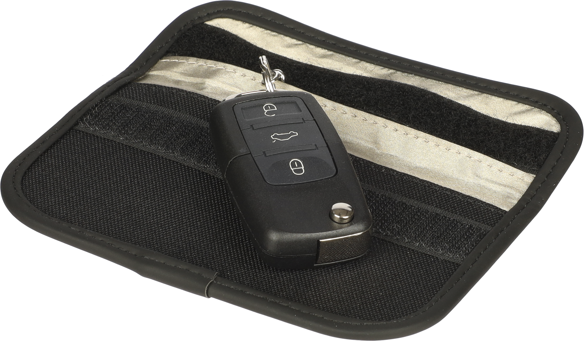Picture of Recycled key and card pouch with RFID