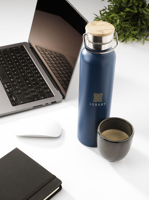 Double walled recycled stainless steel bottle (750ml) 262357_005 (Blue)
