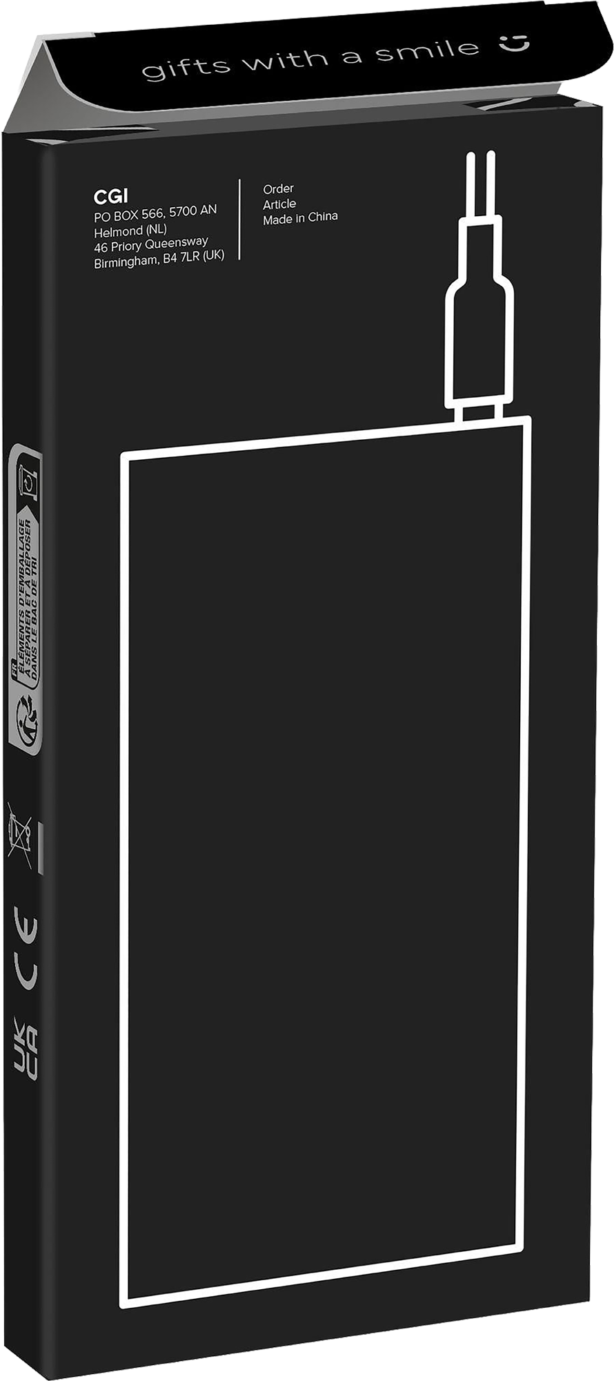 Picture of Recycled aluminium power bank (5000mAh)