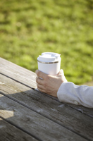 Recycled double walled coffee mug (300 ml) 261734_002 (White)