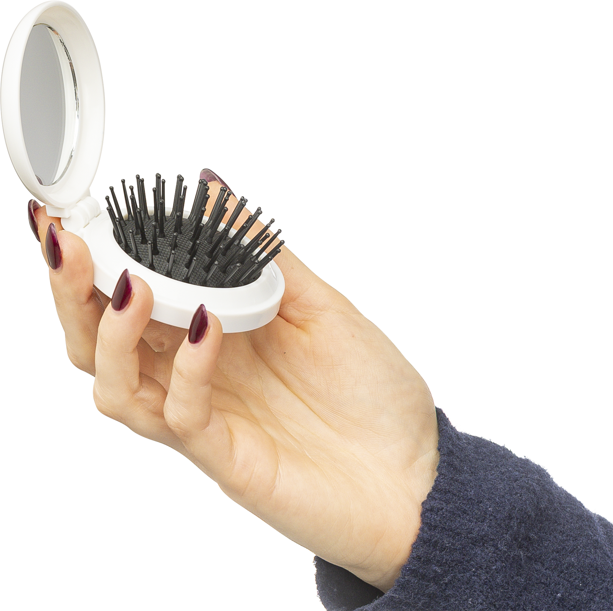 Picture of Brush and mirror in a recycled case