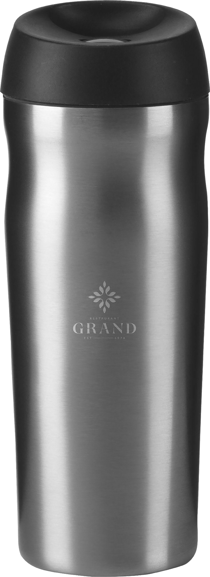 Picture of Recycled steel double walled travel mug (450ml) 