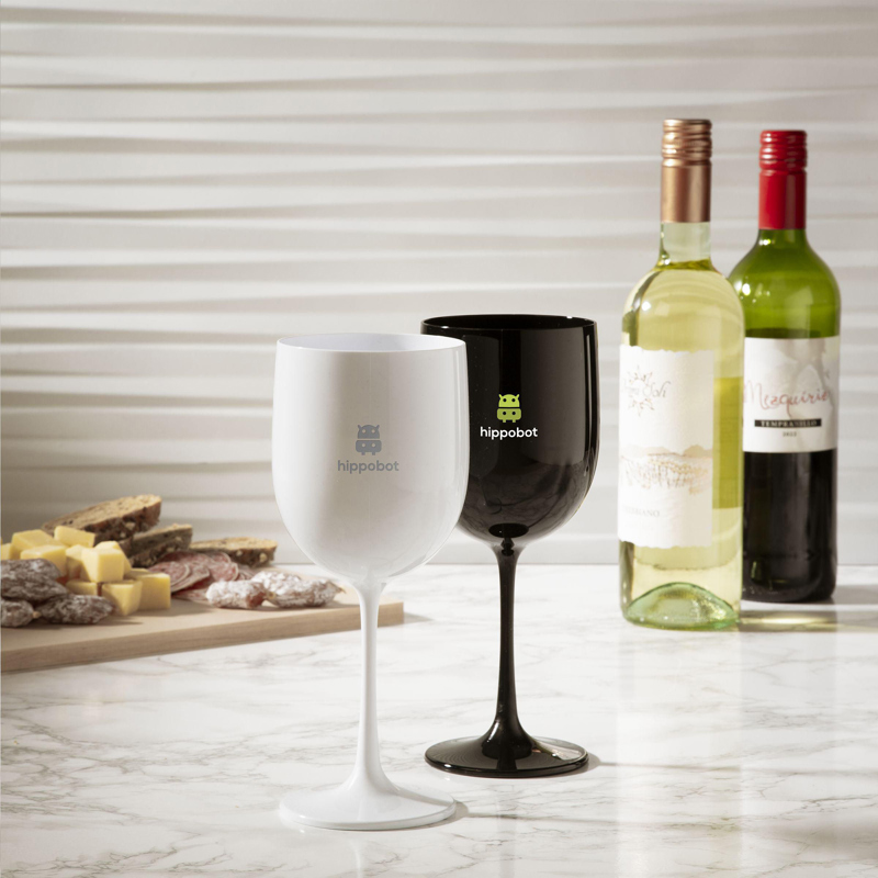 Reusable plastic wine glass (480ml) 262448_001 (Black)