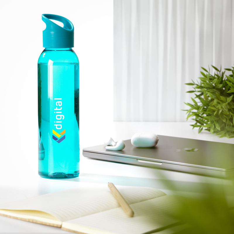 RPET drinking bottle (650 ml) 265222_033 (Turquoise)