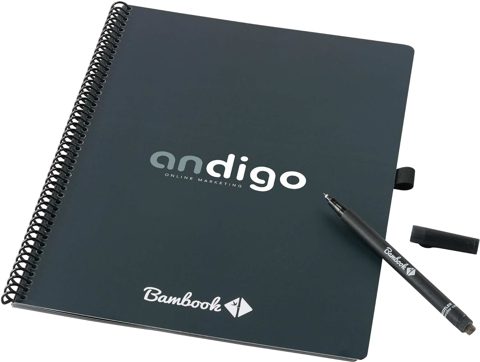 Picture of Bambook notebook with pen loop (approx A4)