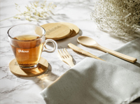 Bamboo coaster set 261731_311 (Natural)