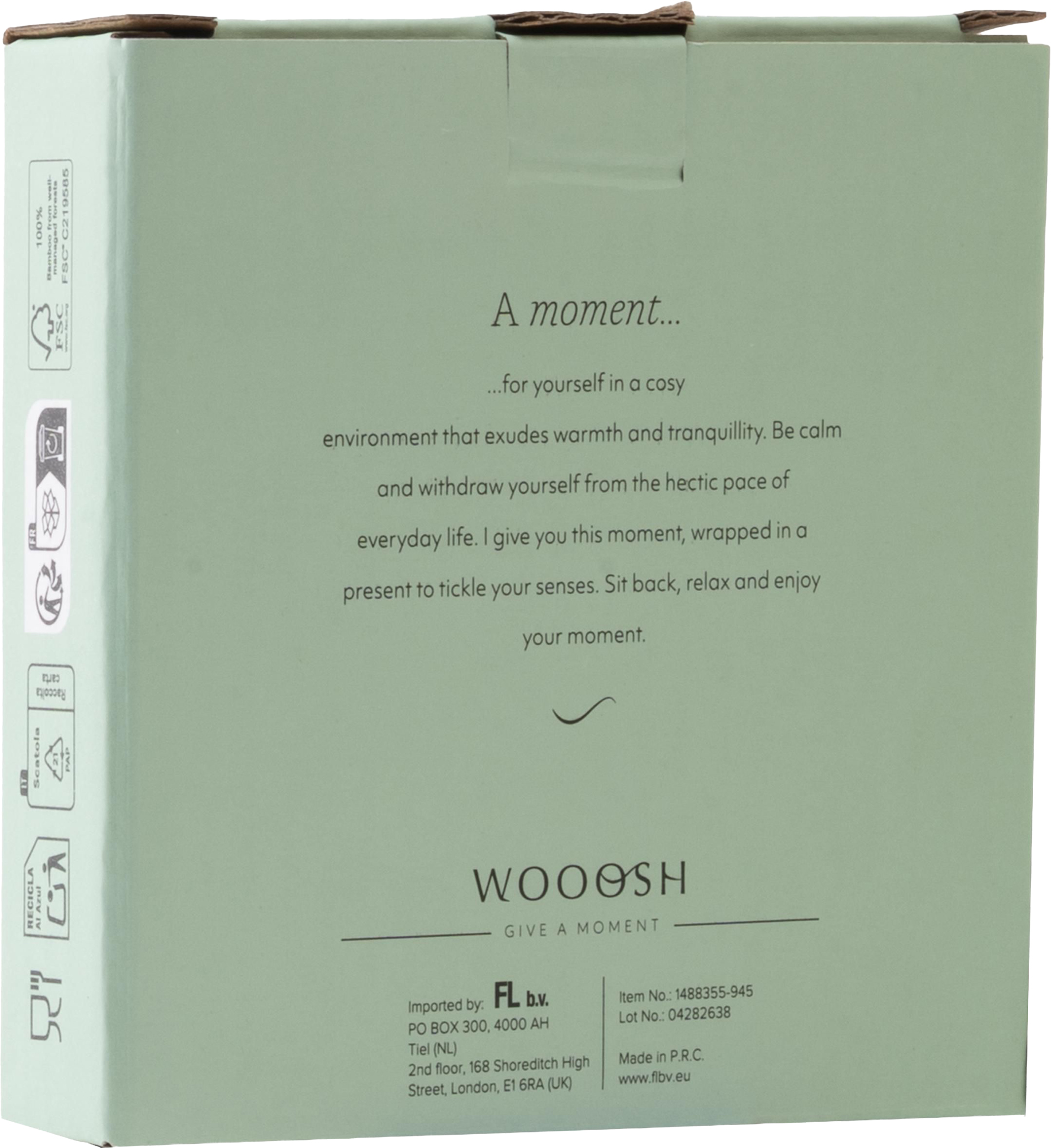 Picture of Wooosh bamboo wine glass topper