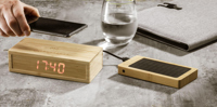 Wireless solar powerbank (8,000 mAh) 265206_823 (Bamboo)