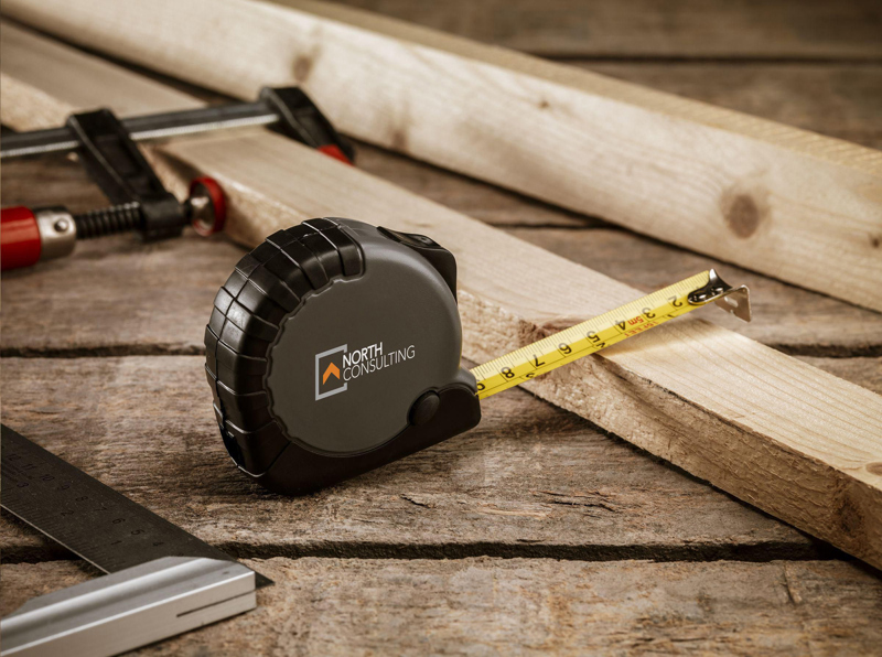 Recycled tape measure (5m) 261528_003 (Grey)