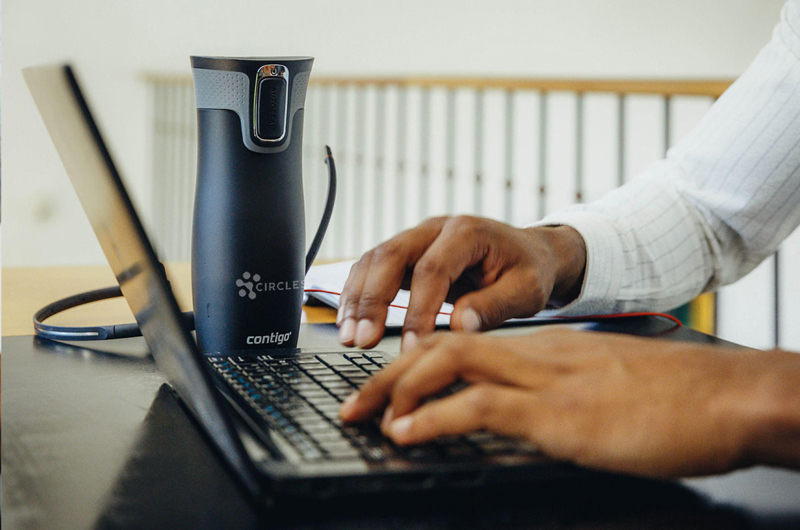 Contigo® double walled mug (470ml) 264972_001 (Black)