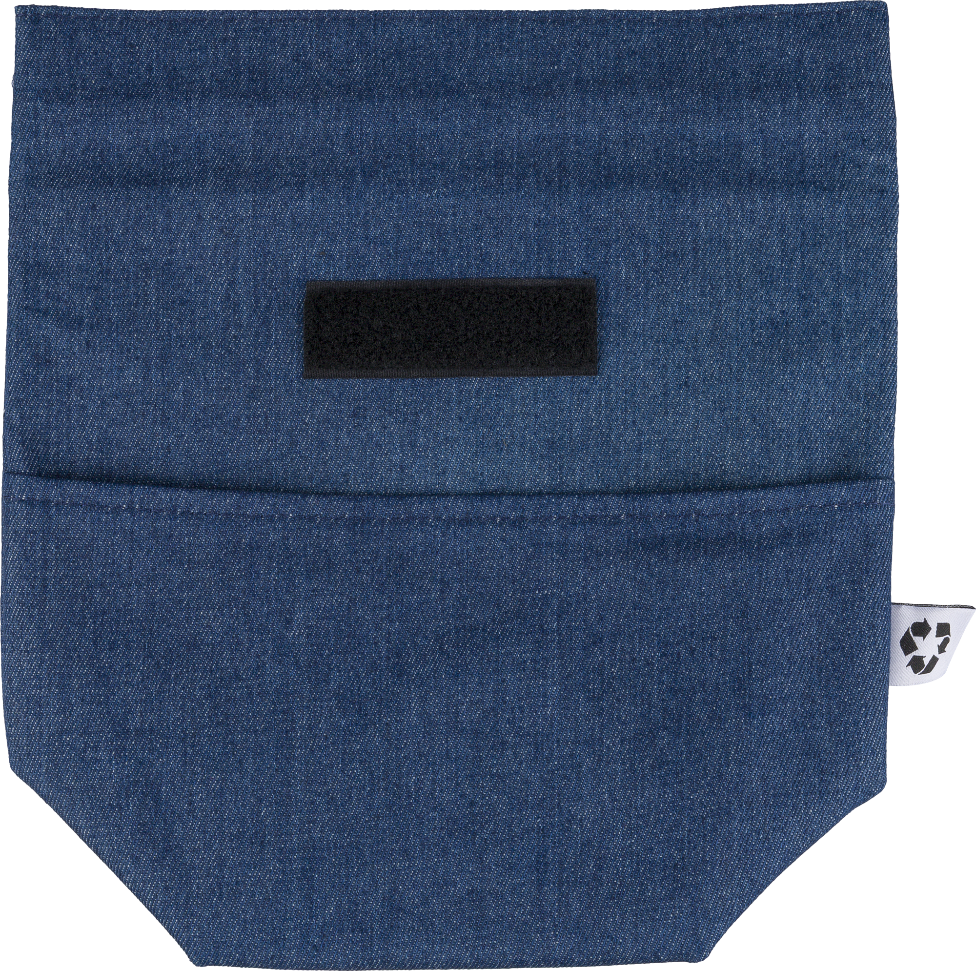 Picture of Recycled denim cooler roll-top bag