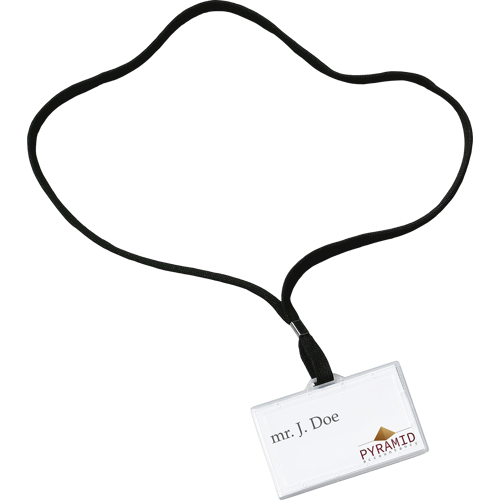 Lanyard name card holder