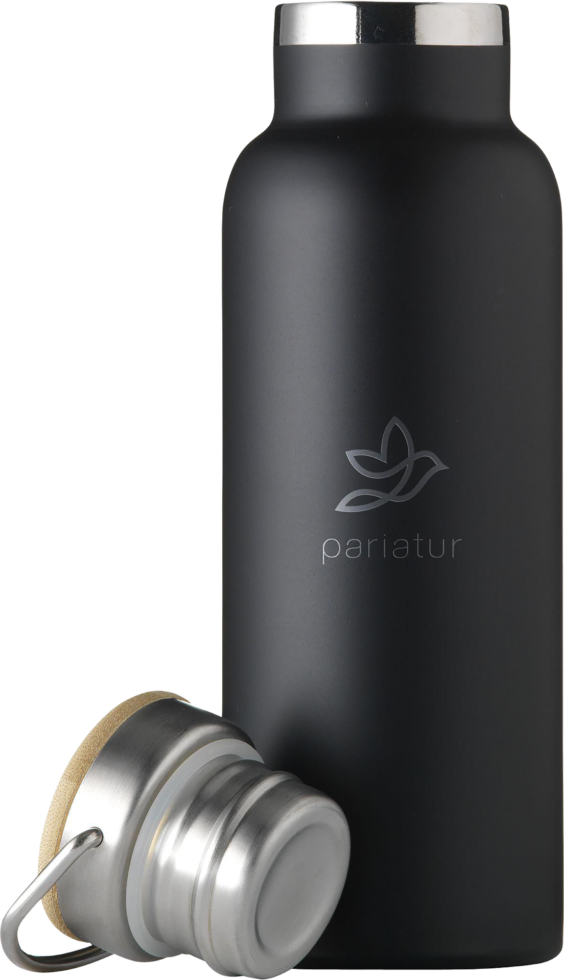 Picture of Recycled stainless steel double walled bottle (500ml)