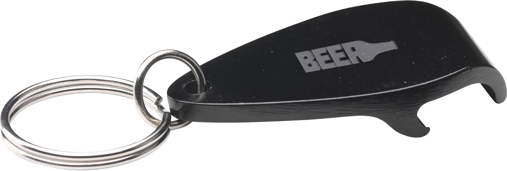 Picture of Recycled aluminium bottle opener keyring