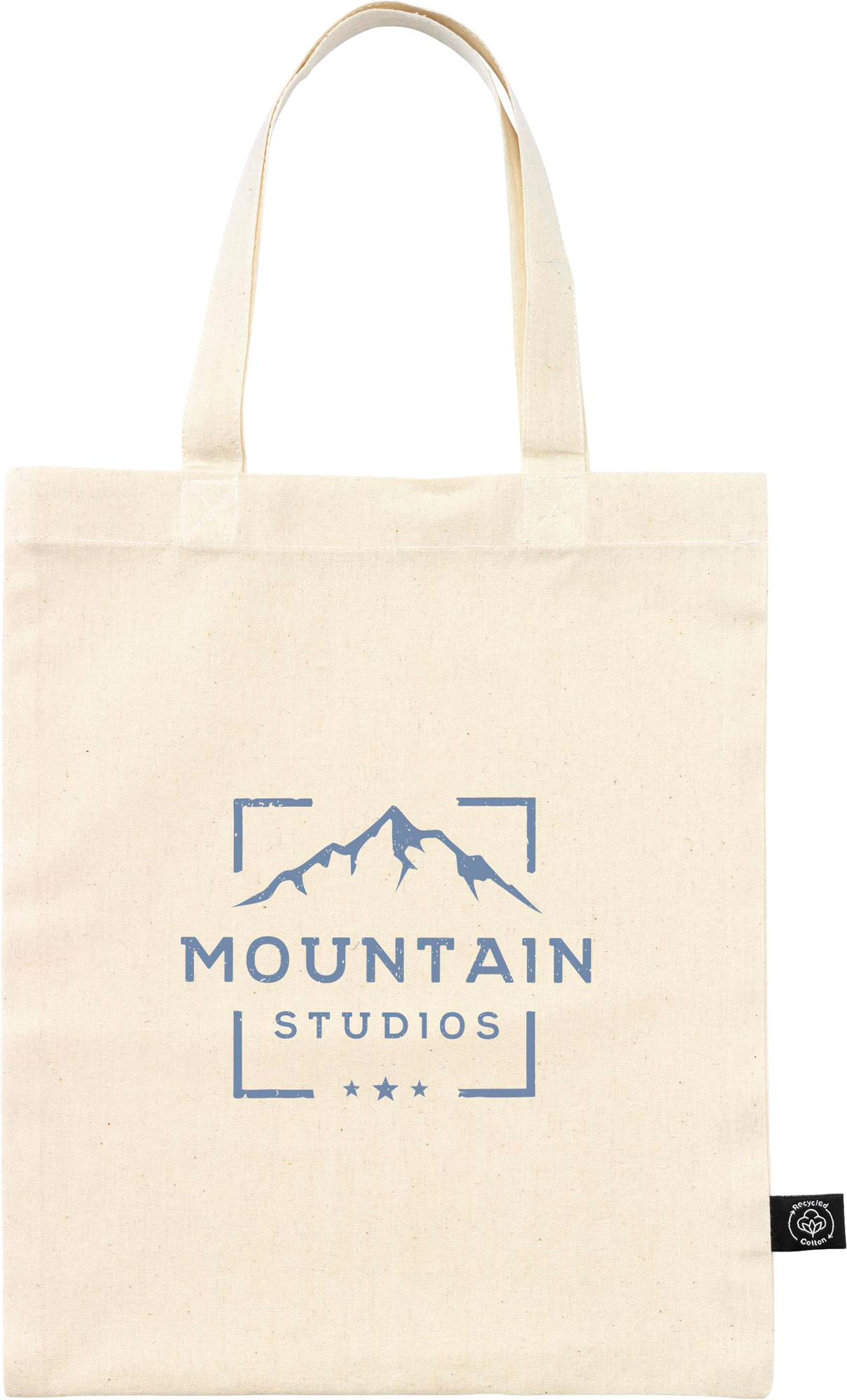 Picture of Small recycled cotton bag (140 gsm/4.12oz)