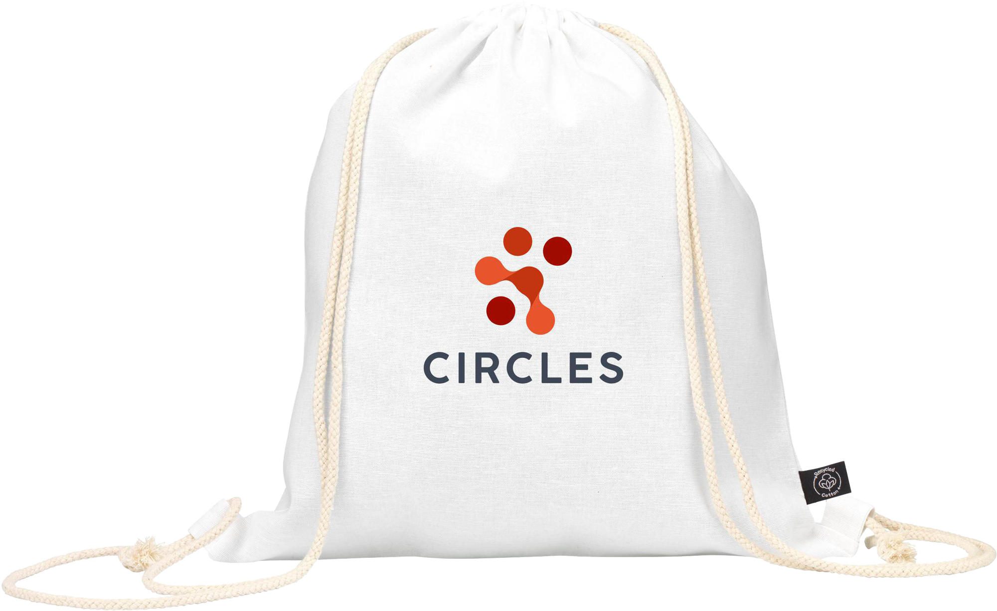Picture of Recycled drawstring backpack (150gsm/4.42oz)