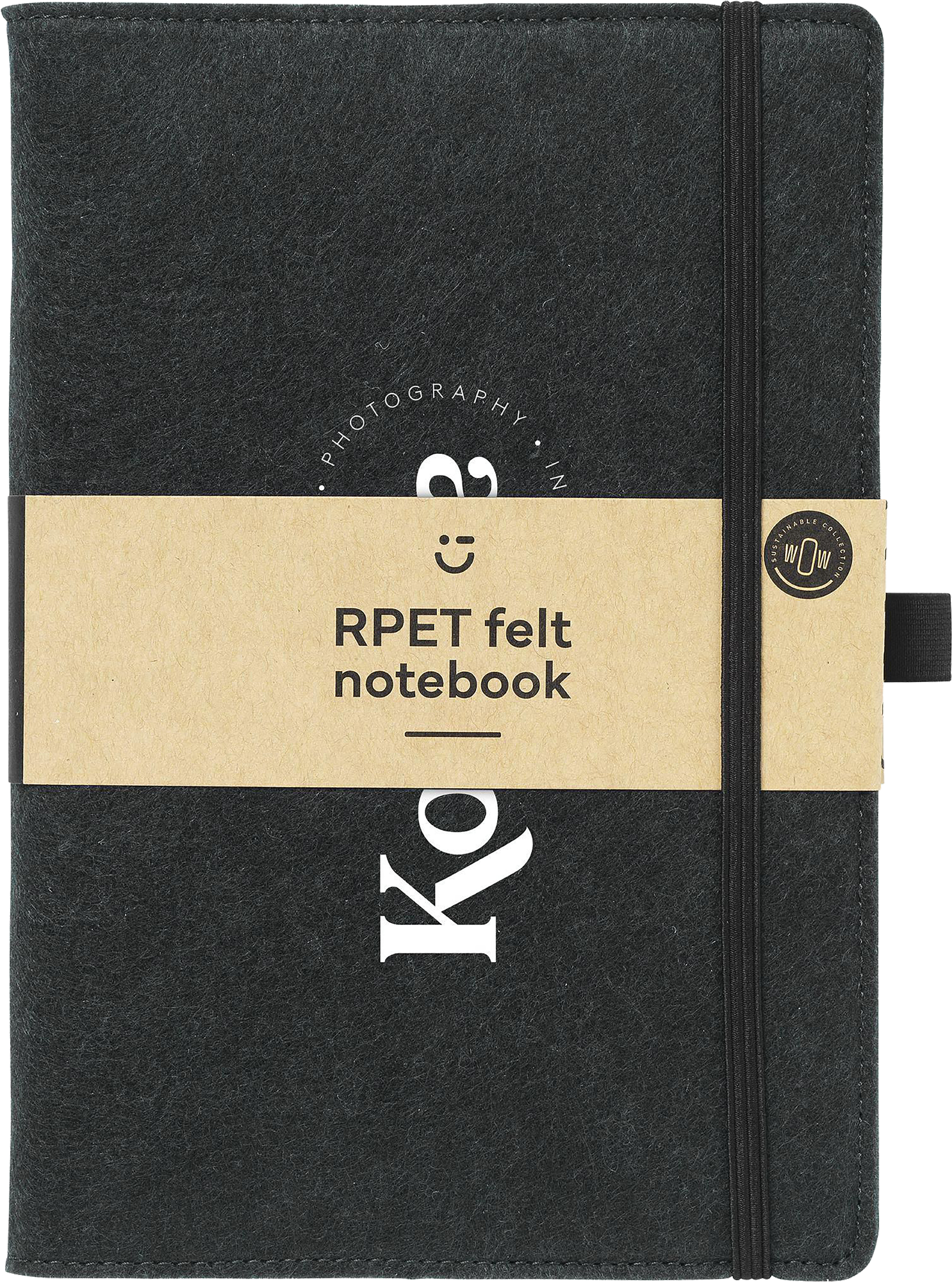 Picture of RPET felt notebook (approx A5)