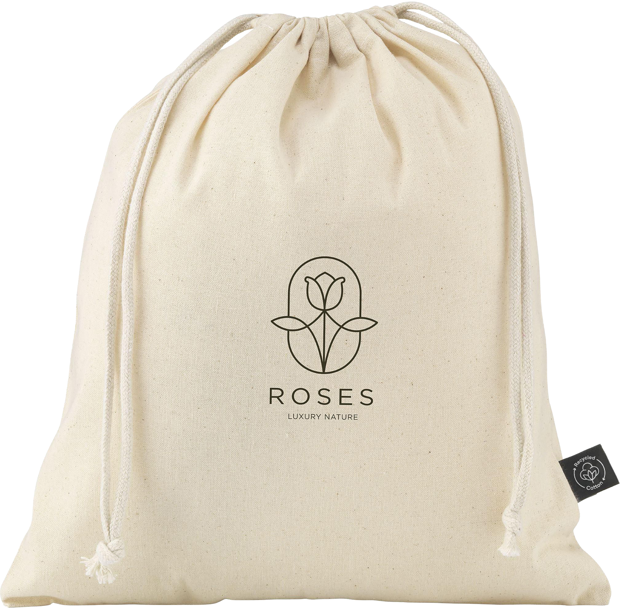 Picture of Recycled cotton gift pouch (150gsm/4.4oz)