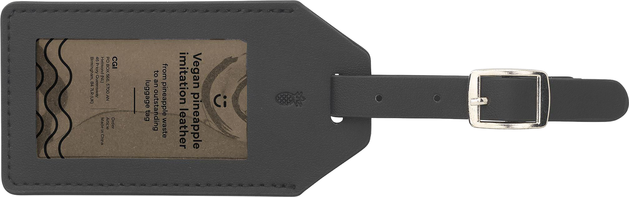 Picture of Vegan pineapple luggage tag