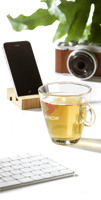 Bamboo phone stand 266430_823 (Bamboo)