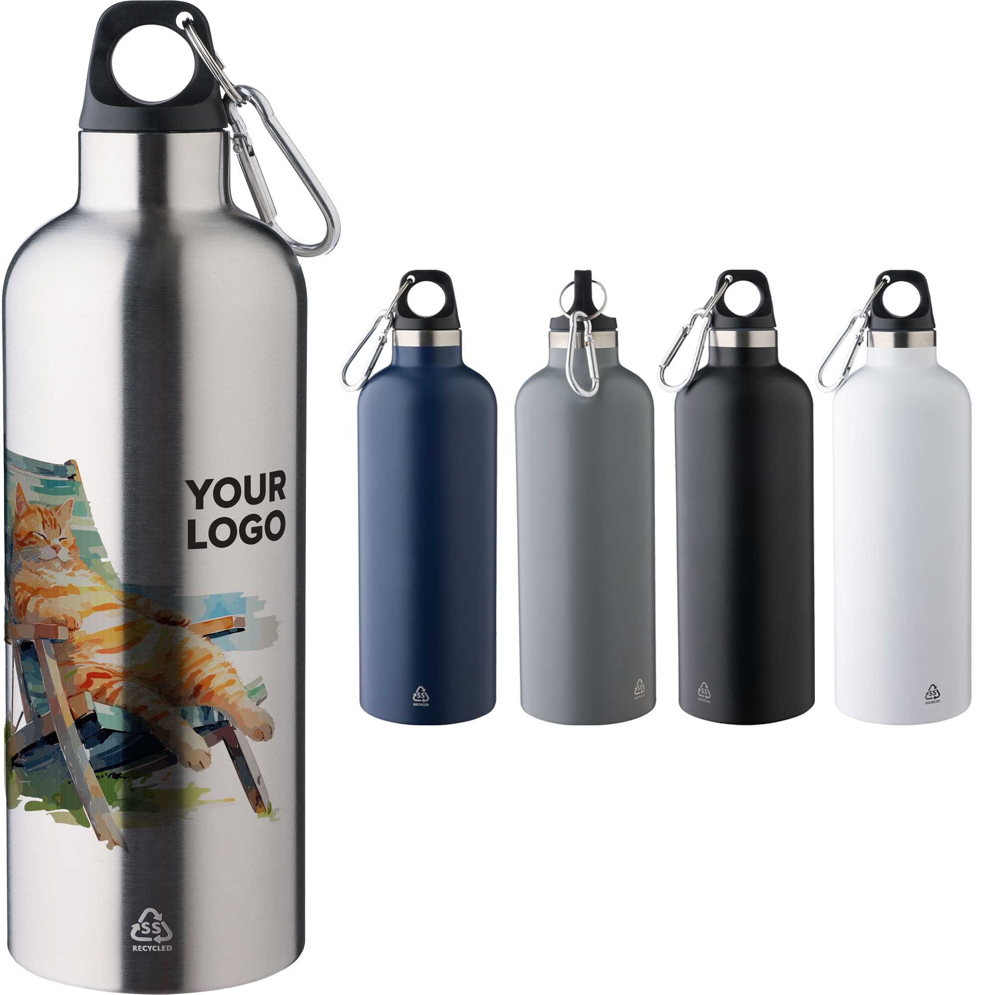 Picture of Recycled double walled bottle (500 ml)