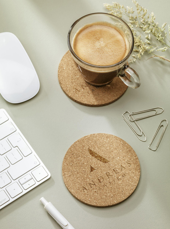 Cork coaster set 261457_311 (Natural)
